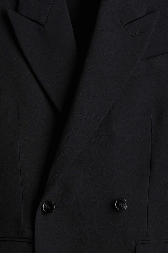 Relaxed-Fit Double-Breasted Blazer