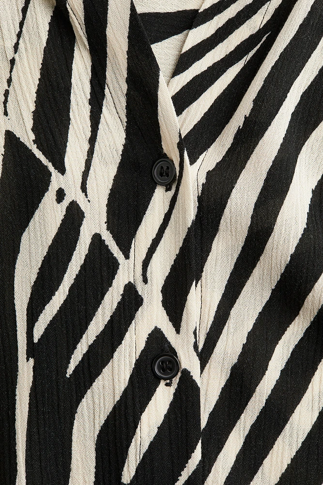 Crinkled Viscose Shirt