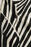 Crinkled Viscose Shirt