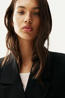 Linen-Blend Vest