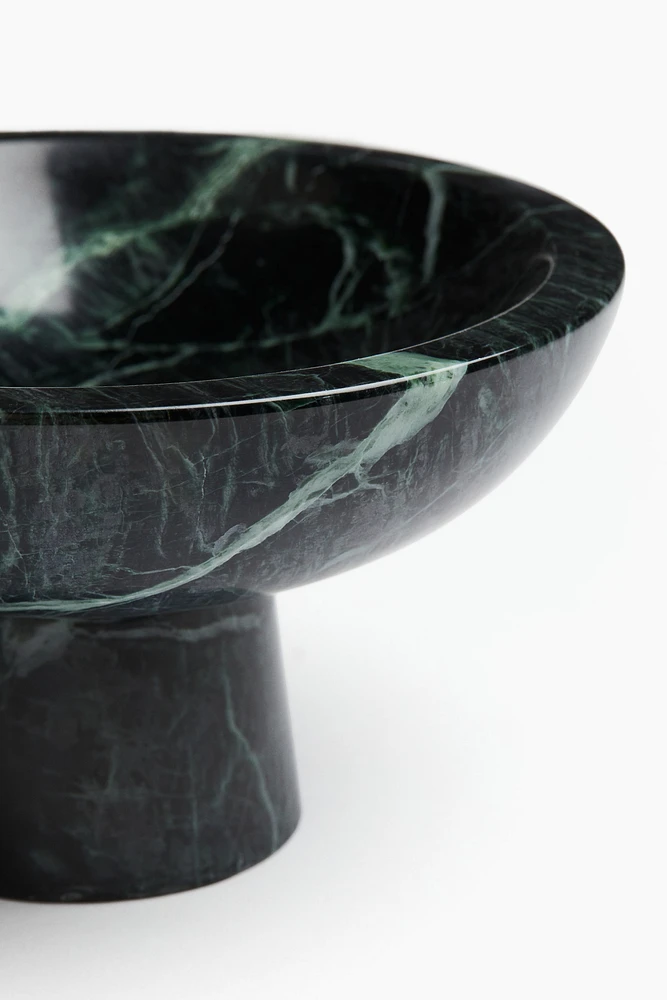 Marble Pedestal Bowl