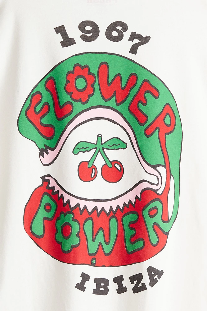 T-shirt ample imprimé