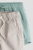 2-pack cotton shorts