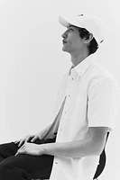 Regular-Fit Short-Sleeved Oxford Shirt