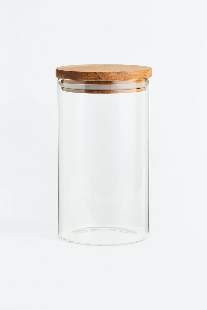 Glass Jar with Lid