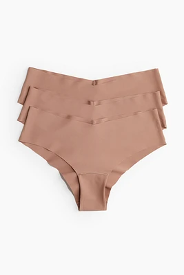3-pack Invisible Cheeky Hipster Briefs