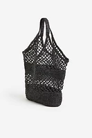 Crochet-look Shopper