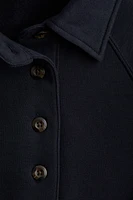 Oversized Polo Sweatshirt