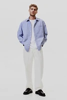 Loose Fit Poplin Shirt