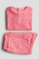 2-Piece Patterned Terry Set