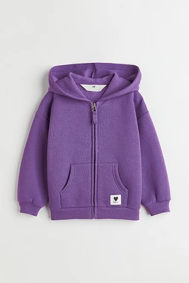 Hooded Sweatshirt Jacket