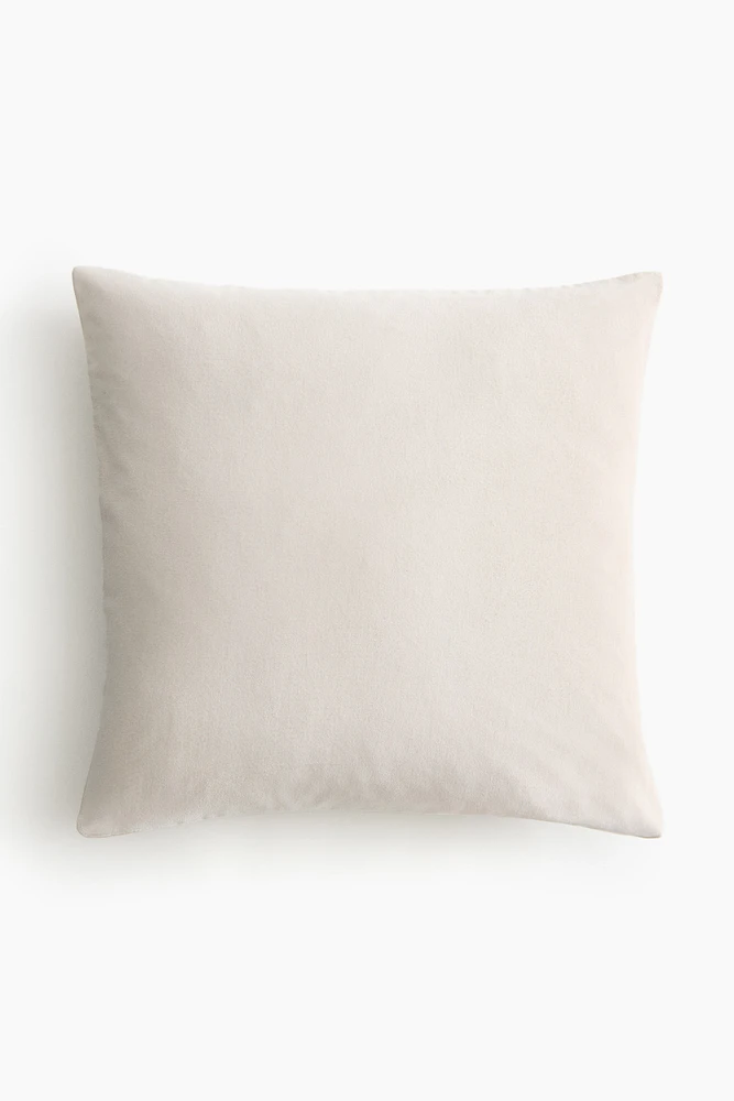 Housse de coussin en velours