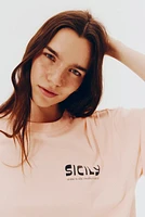 Oversized T-Shirt with Motif
