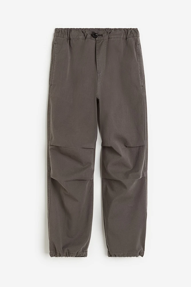 Cotton Twill Parachute Pants