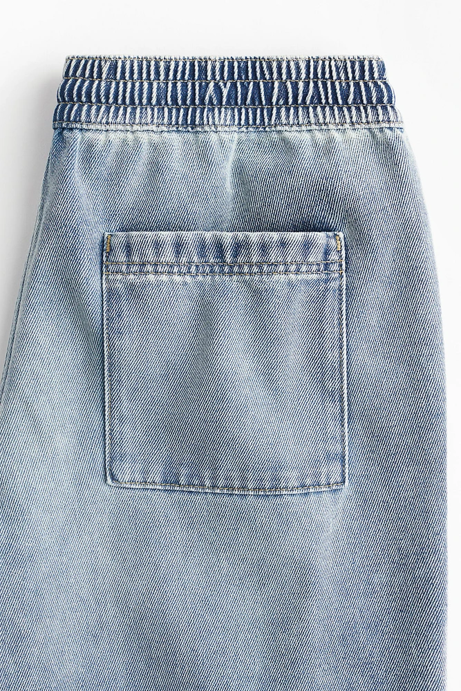 Denim Pull-on Pants