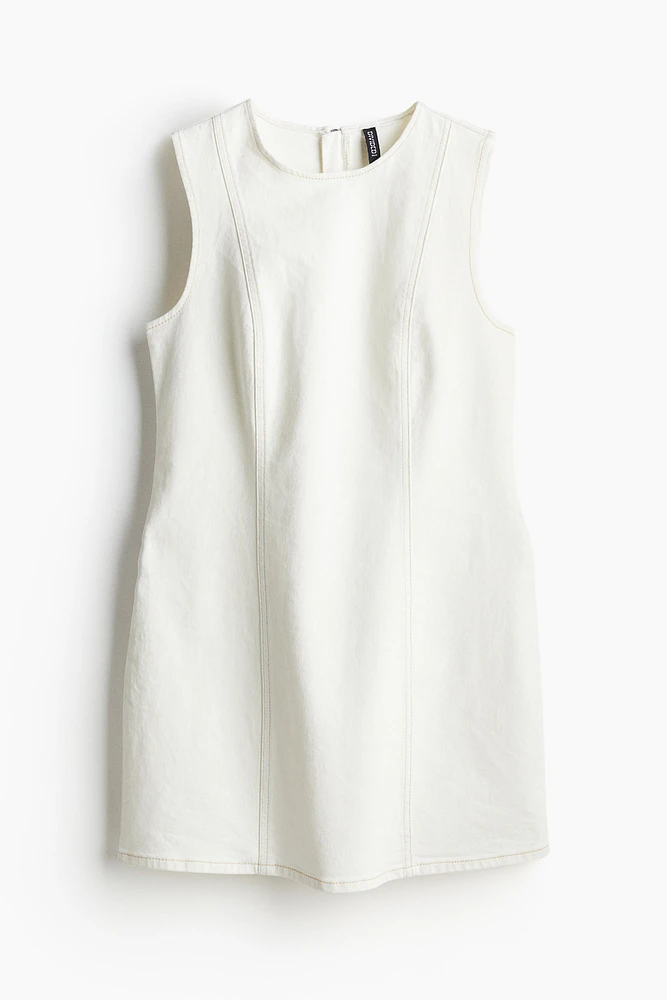 A-line Twill Dress