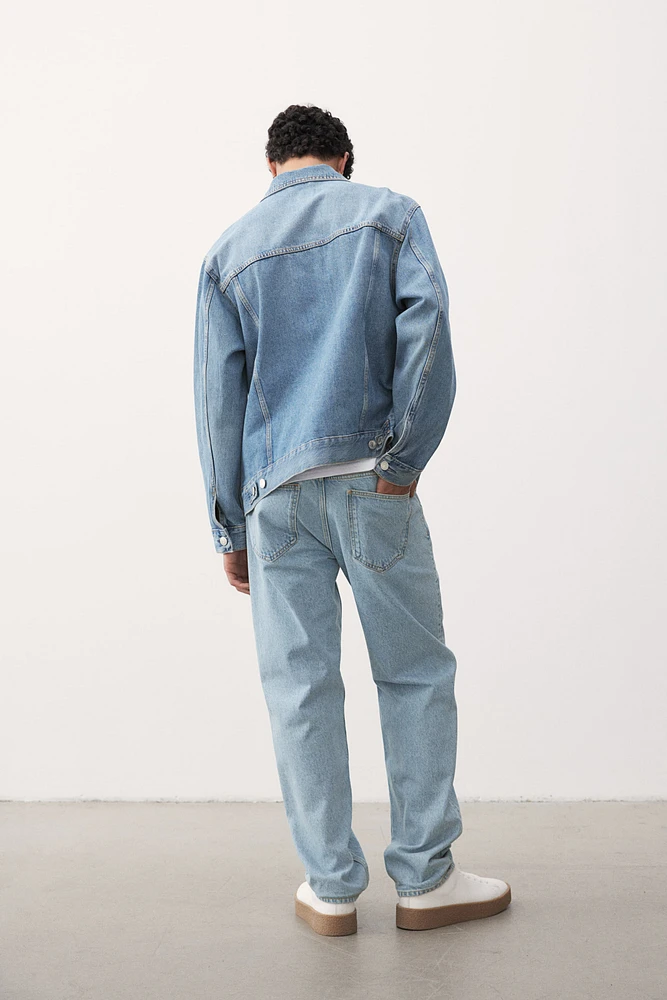Jean droit Taille Haute Coupe Décontractée