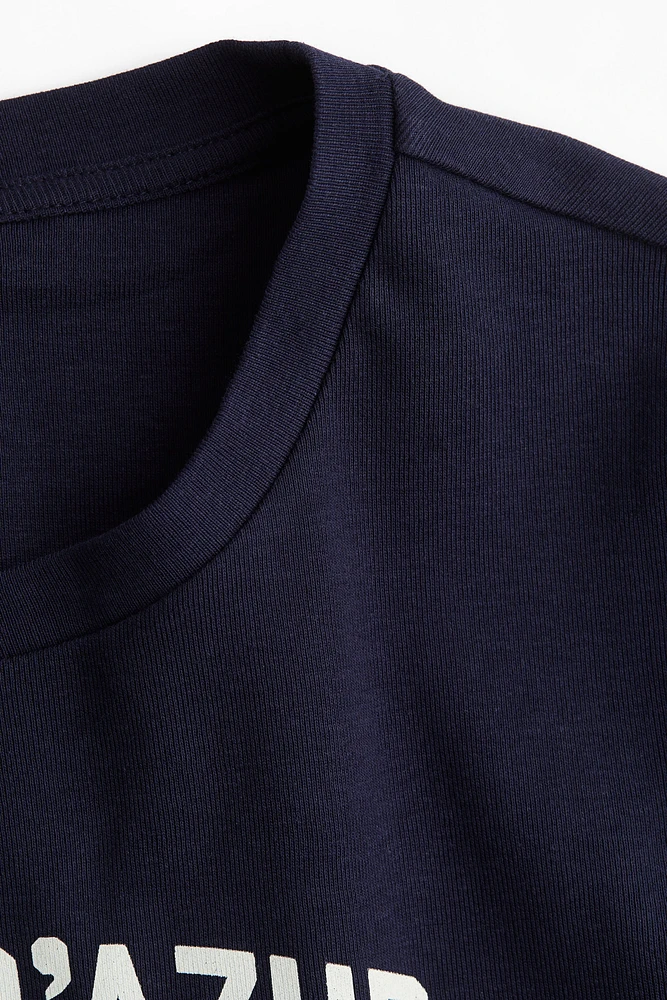 T-shirt côtelé