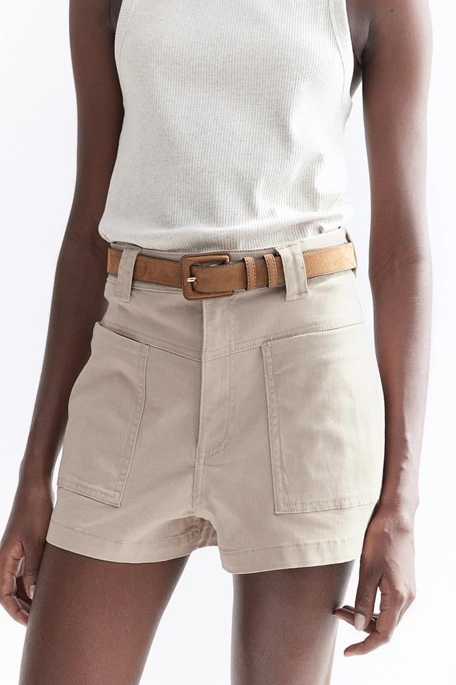 Twill Cargo Shorts