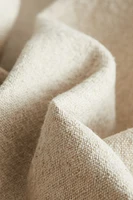 Linen-Blend Table Runner with Fringe