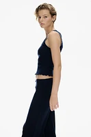 Pointelle Jersey Pants