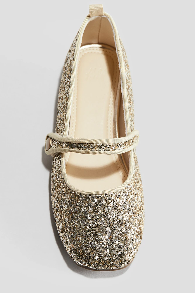 Glittery Ballet Flats