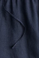 Linen Drawstring Pants