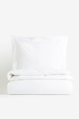 Enveloppe de couette lit simple en percale coton