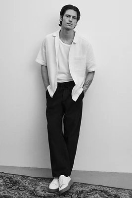 Relaxed-Fit Linen Pants