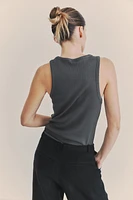 Silk-blend Tank Top