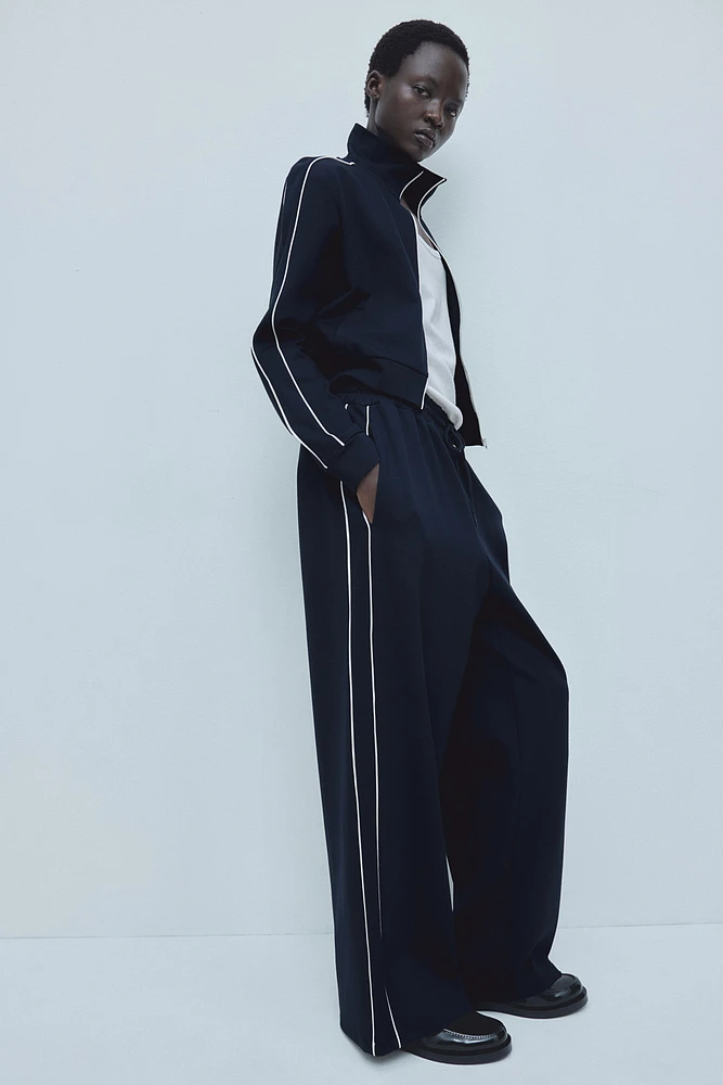 Track Pants with Piping