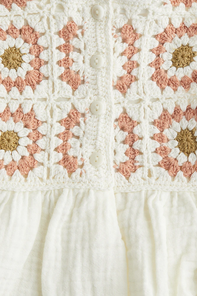 Ensemble 2 pièces avec détail au crochet