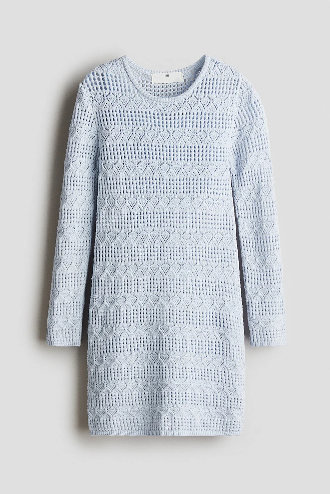 Crochet-Look Dress
