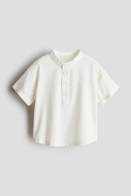 Cotton Henley Shirt