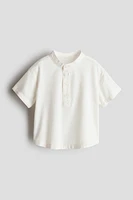 Cotton Henley Shirt
