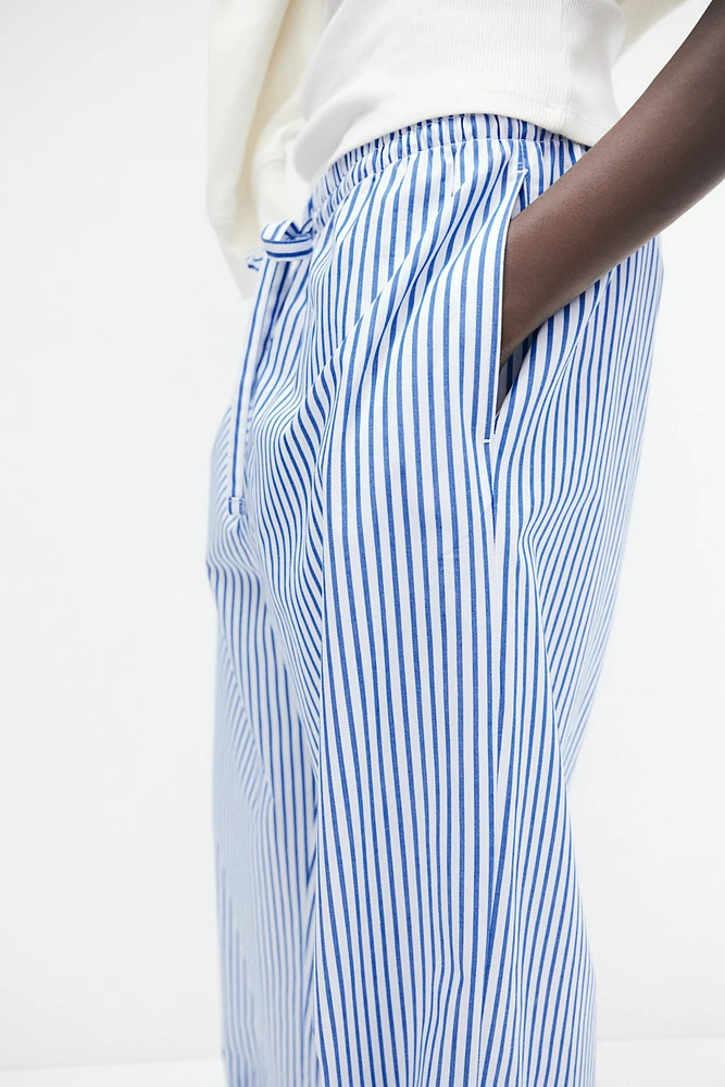 Pantalon en coton avec cordon de serrage