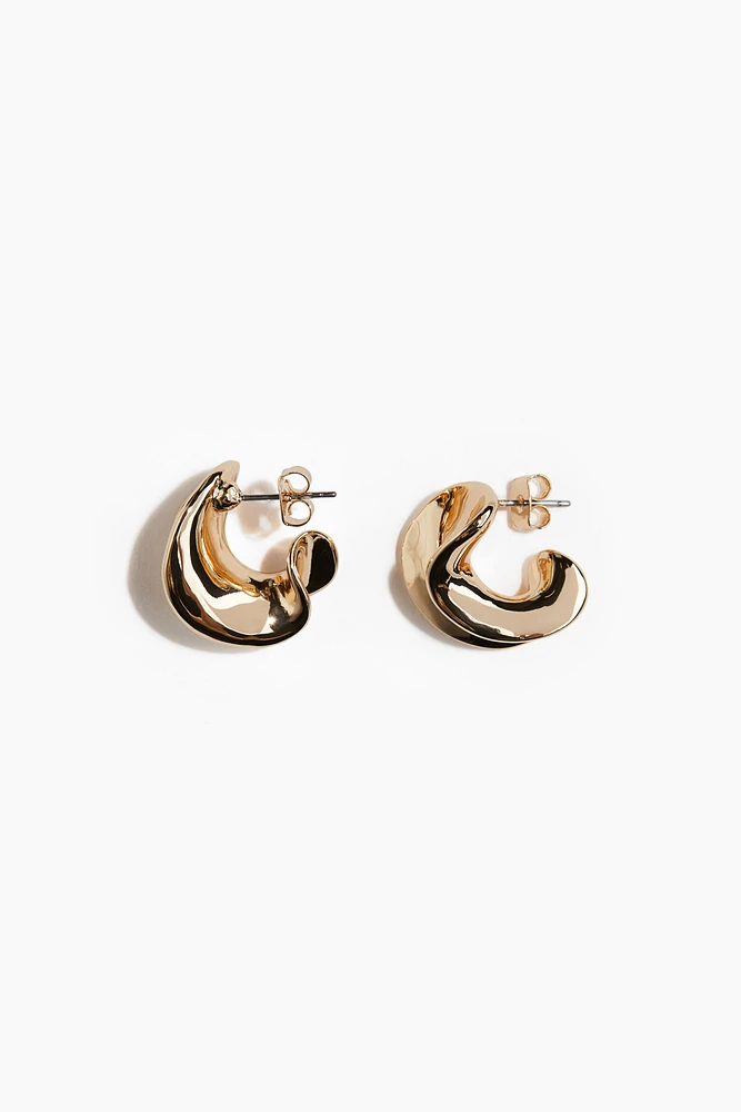 Sculptured Hoop Earrings