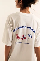 Chemise de nuit imprimée