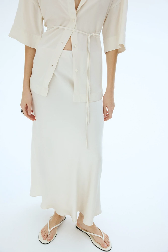 MAMA Chemise Before & After avec ceinture à nouer