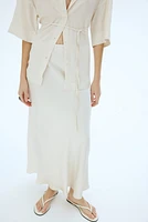 MAMA Chemise Before & After avec ceinture à nouer