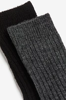 2-pack Wool-blend Socks