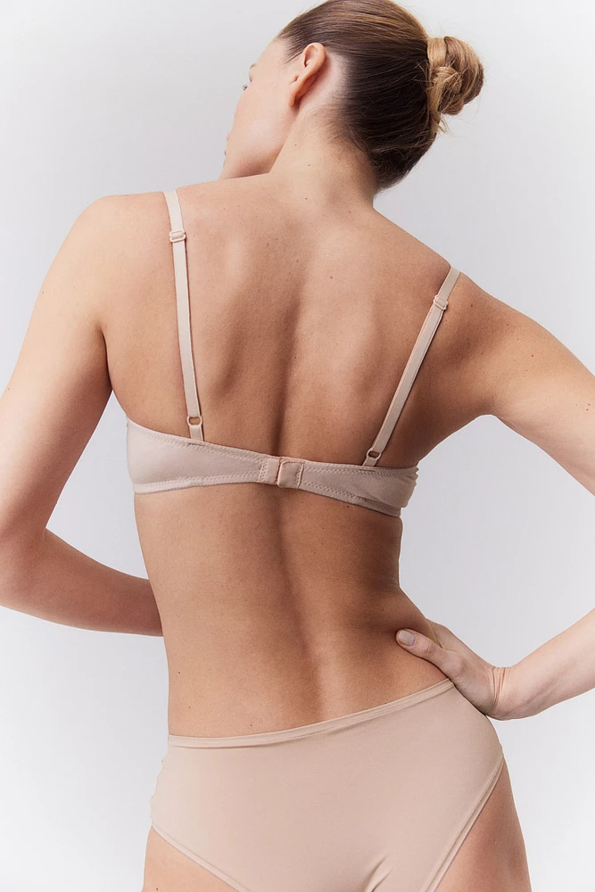 Padded Cotton Demi T-shirt Bra