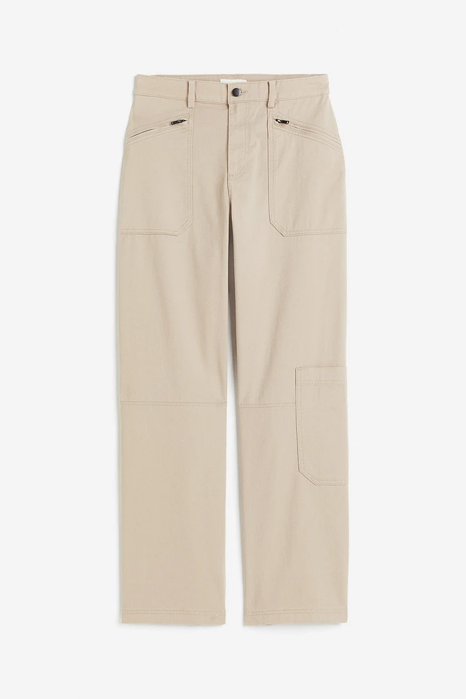 Twill Cargo Pants