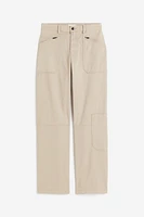 Twill Cargo Pants