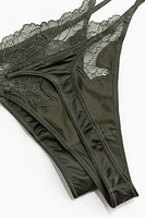 2-pack Microfiber Thong Briefs