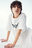 T-shirt avec perles fantaisie