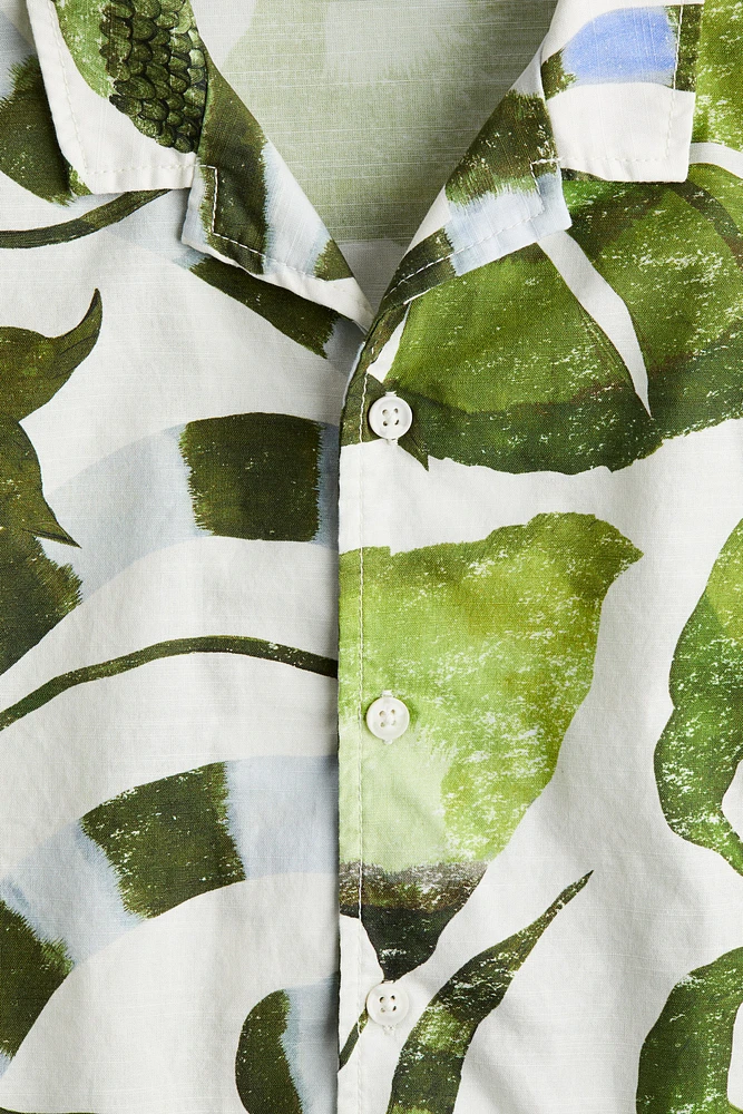 Printed Cotton Resort Shirt