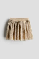 Shimmery Metallic Skirt