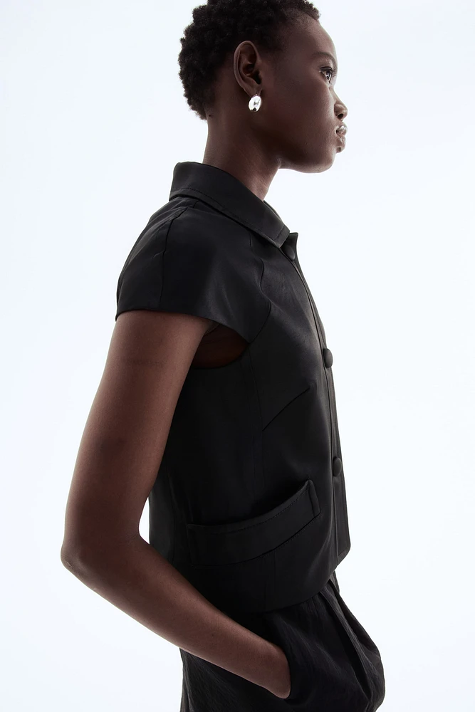 Cap-Sleeved Jacket