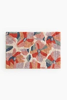 Patterned Cotton Bath Mat